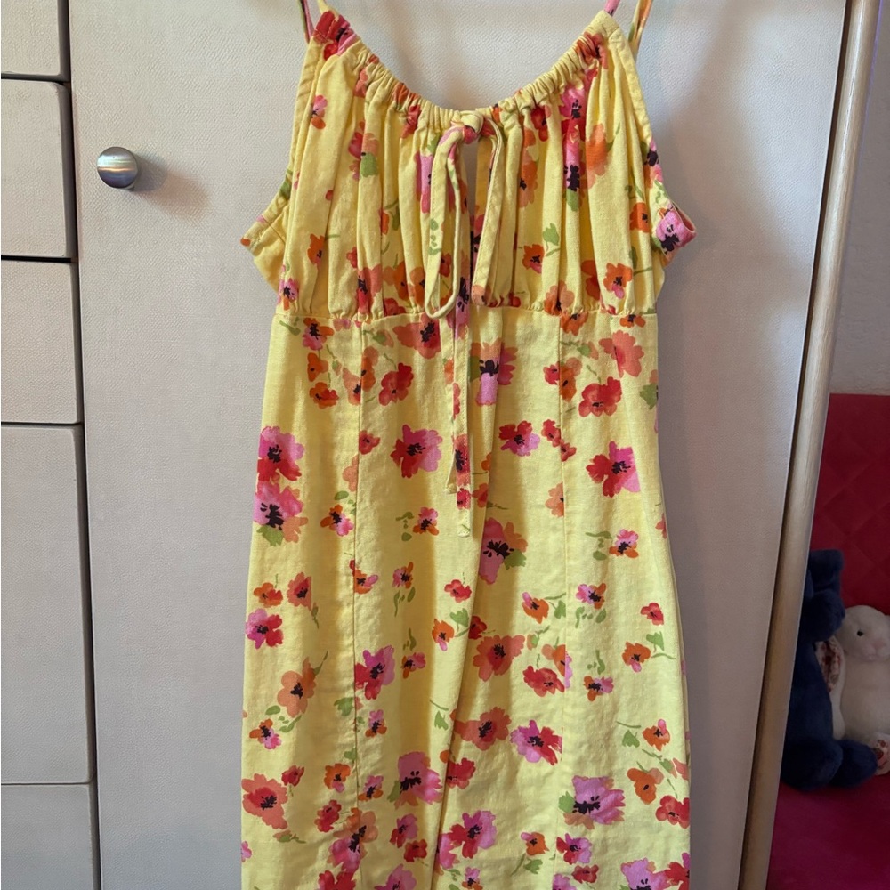 Floral Yellow Sundress
